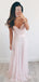 Sweetheart Pink Chiffon Appliques Long Evening Prom Dresses, Custom A-line Prom Dress, MR8829