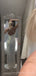 Mermaid Sequin Spaghetti Straps V Neck Long Evening Prom Dresses, Cheap Custom Prom Dresses, MR8174