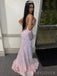 Popular Sequins Mermaid Spaghetti Straps Long Evening Prom Dresses, Custom Prom Dress, MR8762
