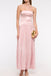 Morden Satin Chiffon A-line Lace Long Evening Prom Dresses, MR0044