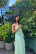Gorgeous Sage Green Chiffon Sweetheart Long Evening Prom Dresses, Strapless Prom Dress, MR0168
