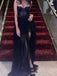 Strapless Lovely Black Tulle Lace Sweetheart Long Evening Prom Dresses, MR0201
