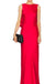 Red Satin Backless Mermaid Long Evening Prom Dresses, MR0216