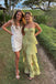 Green Chiffon Sweetheart Long Side Slit Evening Prom Dresses, MR0238