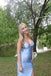 Gorgeous Sparkly Mermaid V-neck Long Evening Prom Dresses, Spaghetti Straps Backless Prom Dress, MR0281