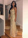 Sparkly Mermaid Spaghetti Straps Long Evening Prom Dresses, MR8983
