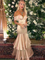 Off Shoulder Mermaid Satin Sweetheart Long Evening Prom Dresses, Prom Dress, MR9050