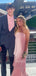 Sweetheart Pink Chiffon Long Evening Prom Dresses, A-line Prom Dress, MR9417