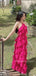 Lovely Pink Chiffon Long Evening Prom Dresses, MR9493
