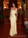Simple Spaghetti Straps Light Yellow Satin Long Evening Prom Dresses, MR9555