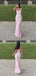 Formal Straps Mermaid Pink Long Evening Prom Dresses, MR9586