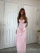 Sweetheart Pink Mermaid Lace Long Evening Prom Dresses, MR9604