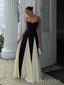 Formal Black Spaghetti Straps Long Evening Prom Dresses, MR9629