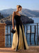 Formal Black Spaghetti Straps Long Evening Prom Dresses, MR9629