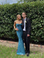 Unique Sweetheart Dark Blue Mermaid Long Evening Prom Dresses, MR9684