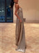 Silver A-line Sweetheart Long Evening Prom Dresses, MR9711