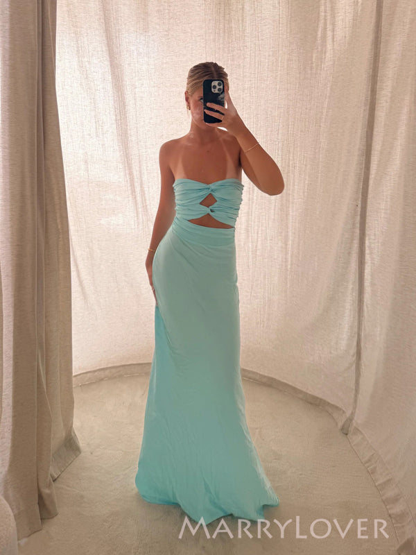 Gorgeous Blue mermaid Long Evening Prom Dresses, Sweetheart Prom Dress, MR9737