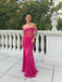 Sweetheart Chiffon Lace Mermaid Long Evening Prom Dresses, MR9758