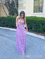 Popular Purple A-line Sweetheart Long Evening Prom Dresses, MR9772