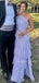 Halter Lavender Tulle Long Evening Prom Dresses, MR9773