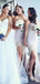 Sexy Mermaid Strapless Appliques Custom Long Custom Bridesmaid Dresses, MRB0110