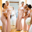 Popular Off Shoulder Mermaid Satin Long Custom Bridesmaid Dresses, MRB0124