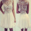 Beaded See Through Shinning Homecoming Dresses, BG51474 - Bubble Gown