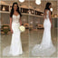 White Lace Mermaid Cheap Online Long Wedding Dresses, BG51522