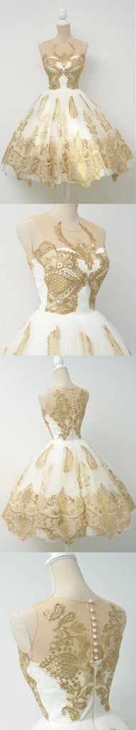 Affordable Junior Popular Applique Short Homecoming Dresses, BG51602 - Bubble Gown