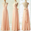 Backless Chiffon Sweet Heart Floor-Length Cheap Bridesmaid Dresses, BG51349 - Bubble Gown