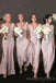 Simple V-neck Long Bridesmaid Dresses, Cheap Custom Bridesmaid Dresses, BN1119