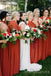 Simple Mismatched Burnt Orange Long A-line Custom Bridesmaid Dresses , BN1251