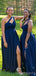 One Shoulder A-line Long Custom Bridesmaid Dresses , BN1324