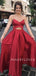 Sexy Backless A-Line Long Evening Prom Dresses, MR7080