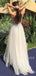 Sweetheart Beaded Deep V Neck Long Backless Evening Prom Dresses, Cheap Custom Prom Dresses, MR7127