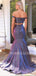 Off Shoulder Sparkly Mermaid Long Evening Prom Dresses, Cheap Custom Prom Dress, MR7389