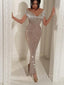Elegant V-neck Sequin Mermaid Long Mermaid Evening Prom Dresses, Cheap Custom Prom Dresses, MR7732