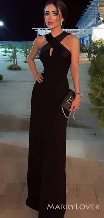 Mermaid Black Long Evening Prom Dresses, Custom Prom Dress, MR8495