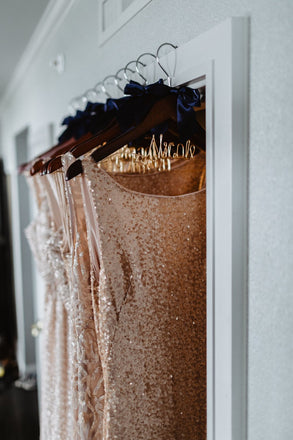 Mermaid Golden Sequins Backless Long Bridesmaid Dresses, BD0581