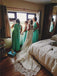 Floor-length Halter Simple Cheap Long Bridesmaid Dresses, BD0606