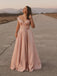 A-line Off Shoulder Long Evening Prom Dresses, Sweet 16 Prom Dresses, PY004