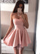 Sweetheart Red Simple Sleeveless Cheap Tulle Sexy Short Homecoming Dresses, HD0467