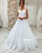 Elegant White Sweetheart Long Dreaming Wedding Dresses, BGH082