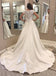 Cap Sleeve Lace Top A Line Cheap Long Bridal Wedding Dresses, BGP244 - Bubble Gown
