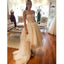 One Shoulder Unique High Low Lovely Lace Bridal Wedding Dresses, BGP249