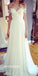Beach Off Shoulder Lace Appliqued Chiffon Bohemian Wedding Dresses Bridal Gowns, BG51519